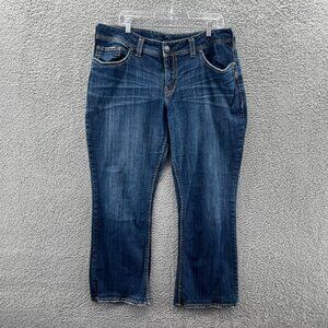 Silver Jeans Women's Boot Cut Jeans - Dark Blue